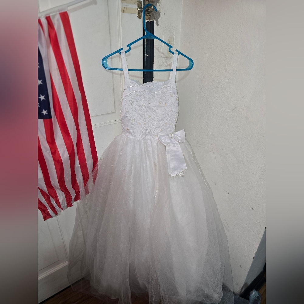 White Halter Maxi Bridal Gown